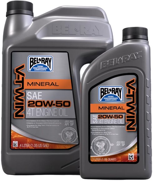 Bel-Ray V-Twin 20W-50 Motor Oil - 1 Litre