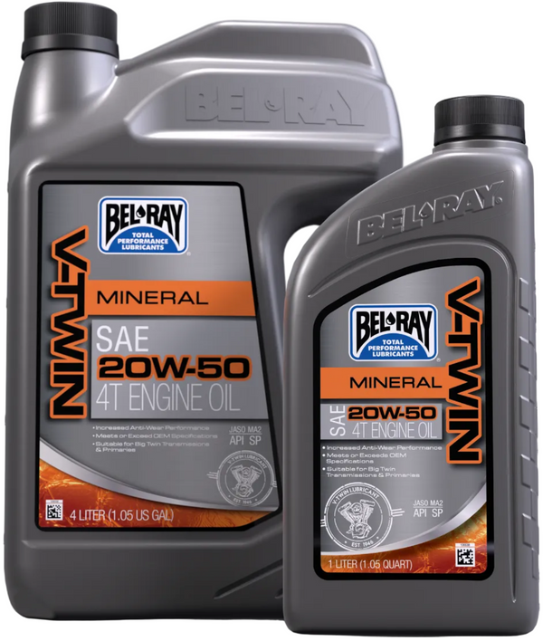 Bel-Ray V-Twin 20W-50 Motor Oil - 1 Litre