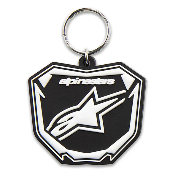 Alpinestars Plate Key Chain Black/White