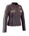 Nexo Sports Ladies Cafe Racer Jacket - Wine — Motorcycle Gear (image 1 of 2)