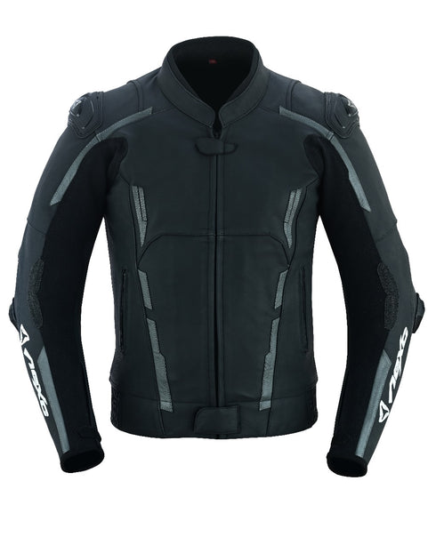 Nexo Sports Trend Leather Jacket - Black