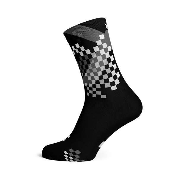 Sox Footwear Crew Socks - X Black Minimalist