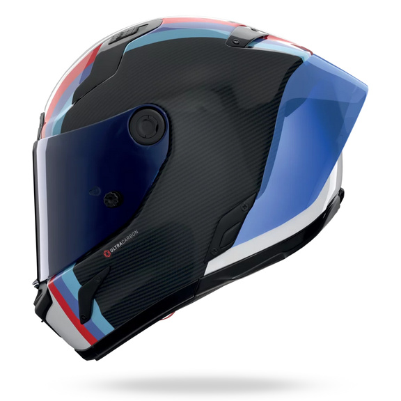 Nolan X-804 RS Ultra Carbon Gemini Helmet - 365 (Carbon/White/Blue/Red)