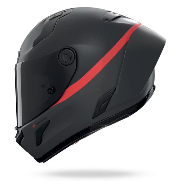 Nolan X-804 RS Ultra Carbon D.O.C Helmet - 359 (Carbon/Black/Red)