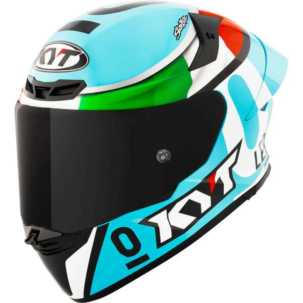 KYT TT-Revo Replica Editions Helmet - Leopard Replica Tri-Color