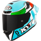 KYT TT-Revo Replica Editions Helmet - Leopard Replica Tri-Color