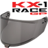 KYT KX-1 Race GP Visor - Light Smoke