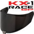 KYT KX-1 Race GP Visor - Dark Smoke