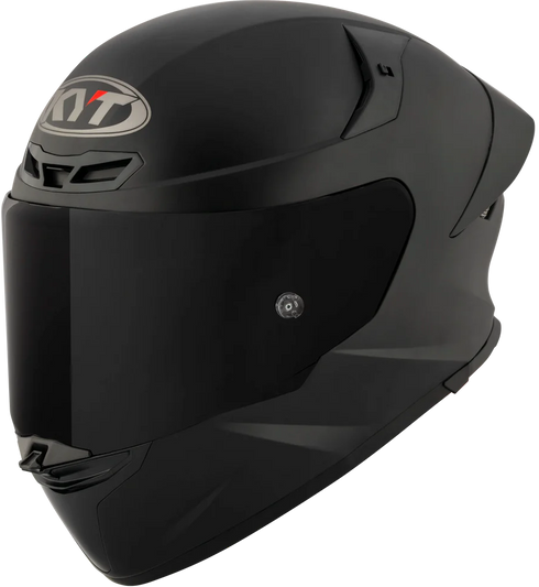 KYT TT-Revo Solid Helmet - Plain Black Matt