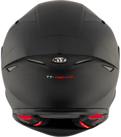 KYT TT-Revo Solid Helmet - Plain Black Matt