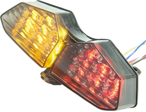 SBK Accessories Integrated Tail Light - Yamaha R6 (2003-2005) Clear