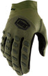 100% Airmatic Moto Gloves - Army Green