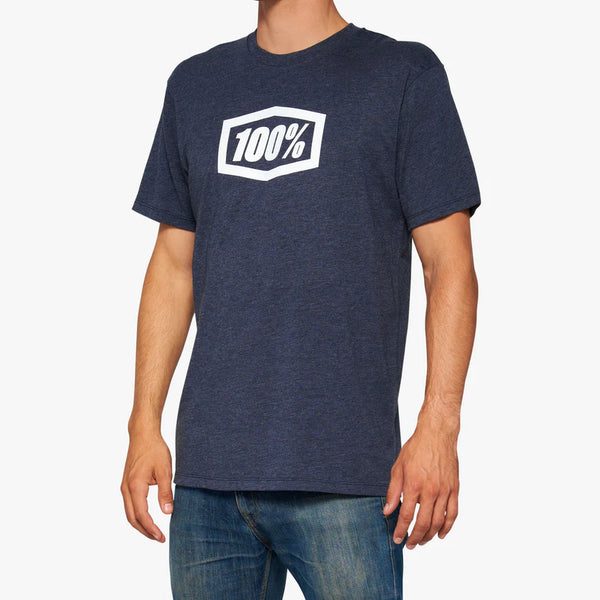 100% Icon Short-Sleeve T-Shirt - Blue