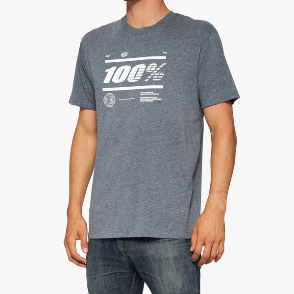 100% Global Short Sleeve T-Shirt - Heather Grey