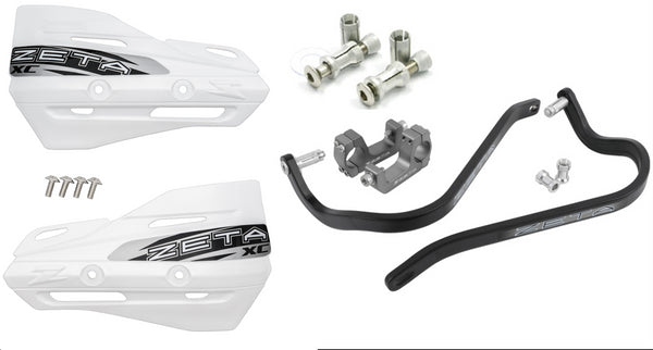 Zeta Armor Handguard XC Kit (U-Clamp 28.6mm) - White/Black