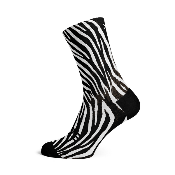 Sox Footwear Casual Crew Socks - Zebra