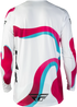 Fly Racing 2027 Lite Flake SE Vibe Jersey - White/Pink/Blue