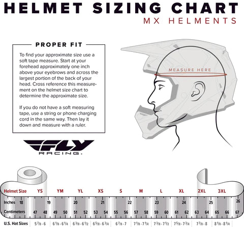 Fly Racing Youth Kinetic Vision Helmet - White/Blue