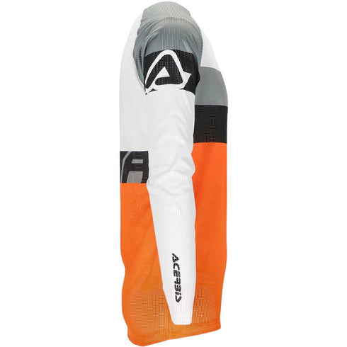 Acerbis J-Windy Three Vented MX Jersey - Orange/White