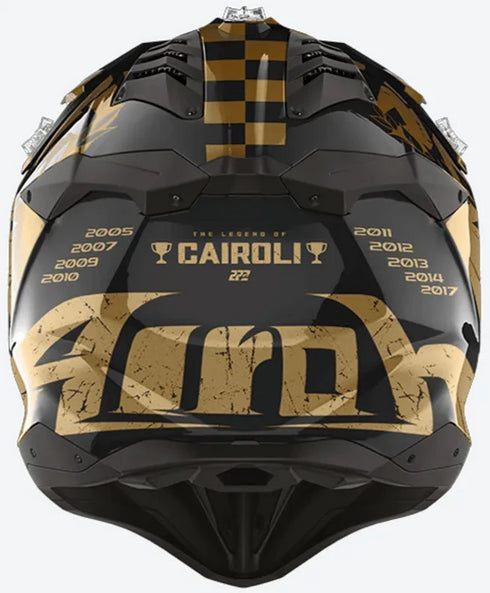 Airoh 2024 Aviator 3 The Legend TC222 Helmet - Chrome Gloss
