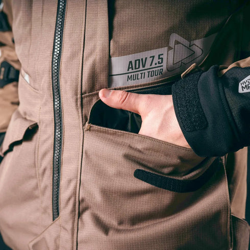 Leatt Flowtour 7.5 ADV Jacket - Desert — Motorcycle Gear (image 9 of 10)