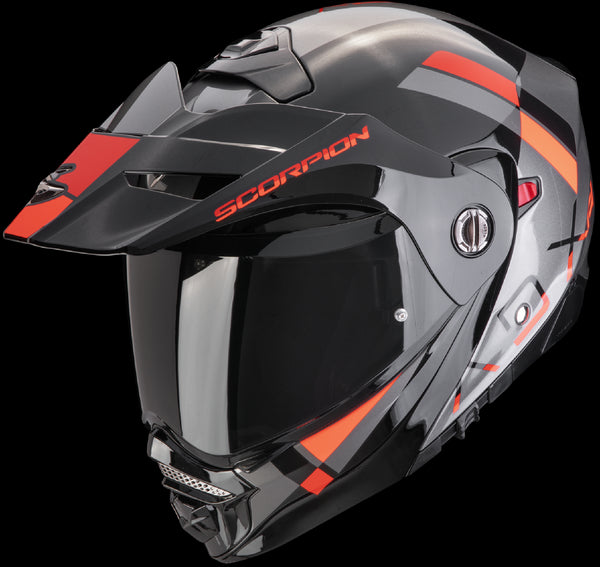 Scorpion ADX-2 Galane Helmet - Silver/Black/Red