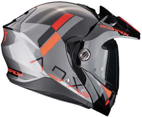 Scorpion ADX-2 Galane Helmet - Silver/Black/Red