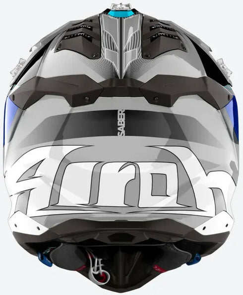Airoh 2024 Aviator 3 Saber Helmet - Blue Gloss