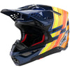 Alpinestars Supertech M10 TLD ED 25 Helmet - Dark Blue/Orange/Yellow/Red