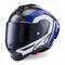 Alpinestars Supertech R10 Arius Helmet - Black/White/Blue Gloss (ECE06/DOT)