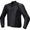 Alpinestars Faster v3 Airflow Leather Jacket - Black/Black