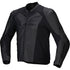 Alpinestars Faster v3 Airflow Leather Jacket - Black/Black