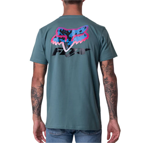 Fox Mens Morphic Short-Sleeve T-Shirt - Gun Metal