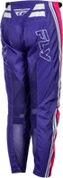 Fly 2027 Youth F-16 Raze Pants - Purple/Red/Yellow
