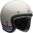 Bell 2022 Custom 500 Helmet - Stripes Pearl White