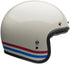 Bell 2022 Custom 500 Helmet - Stripes Pearl White