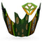 Bell Moto-10 Peak & Mouthpiece McGrath Replica Gold/Green