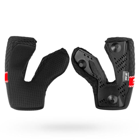 BELL CHEEKPAD SET BLK MOTO-10