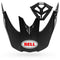 Bell Moto-10 Peak & Mouthpiece Gloss Black