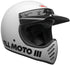 Bell Moto-3 Classic Helmet - White Gloss (ECE 20.06)