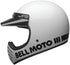 Bell Moto-3 Classic Helmet - White Gloss (ECE 20.06)