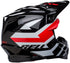 Bell Moto-9S Flex Banshee Helmet - Black/Red Gloss (ECE 20.06)
