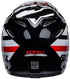 Bell Moto-9S Flex Banshee Helmet - Black/Red Gloss (ECE 20.06)