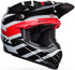 Bell Moto-9S Flex Banshee Helmet - Black/Red Gloss (ECE 20.06)