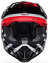 Bell Moto-9S Flex Banshee Helmet - Black/Red Gloss (ECE 20.06)