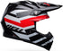 Bell Moto-9S Flex Banshee Helmet - Black/Red Gloss (ECE 20.06)