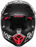 Bell Moto-9S Flex Fasthouse Flex Crew Helmet - Black/White Matt (ECE 22.06)