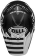 Bell Moto-9S Flex Fasthouse Flex Crew Helmet - Black/White Matt (ECE 22.06)