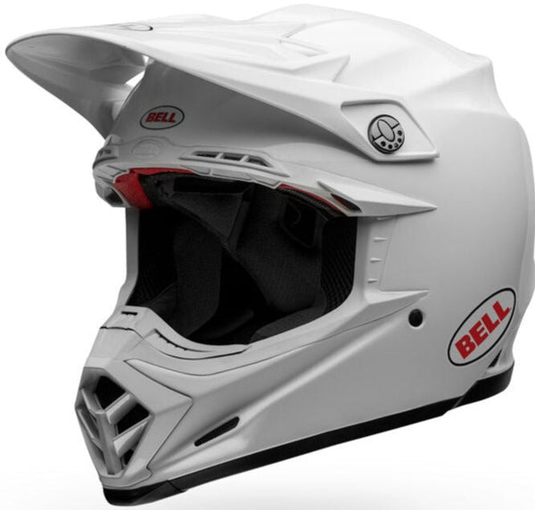 Bell Moto-9S Flex Helmet - White Gloss (ECE 20.06)