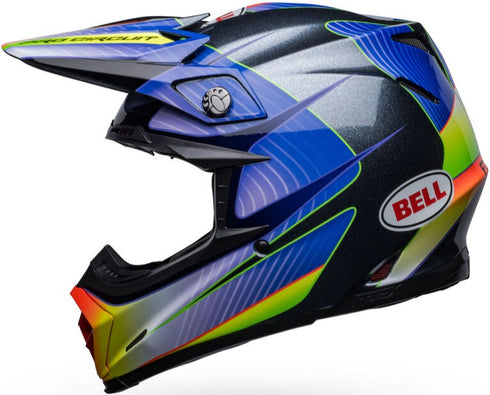 Bell 2023 Moto-9S Flex Pro Circuit Replica Helmet - Silver Gloss/Metallic Flake (ECE 22.06)